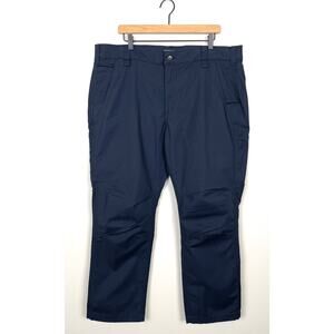 Carhartt Force Relaxed Fit Ripstop Utility Straight Pant Navy 40 x 30 BN5358-M